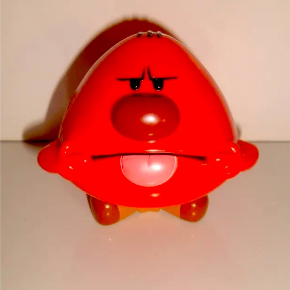 NIB Roger Hargreaves Mr. Men MR. Rude 2009  Figure Toy Fisher Price Mattel